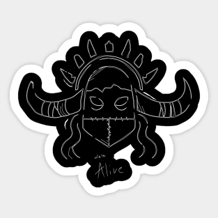 We're Alive: Descendants Sketch Logo Sticker